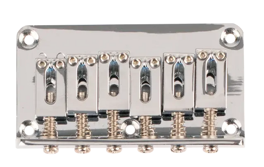 Eagle Non Tremolo Chrome Bridge 5-Screw Mount 10.8mm String Pitch
