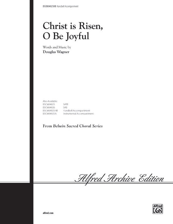 Christ Is Risen O Be Joyful Handbell Accomp