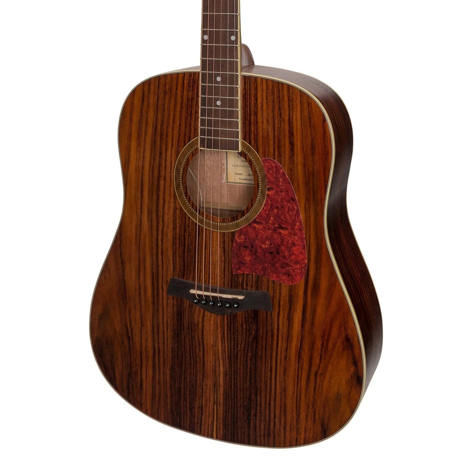 Sanchez SD-18ET-RWD Acoustic-Electric Dreadnought Guitar Natural Satin Rosewood — view 4