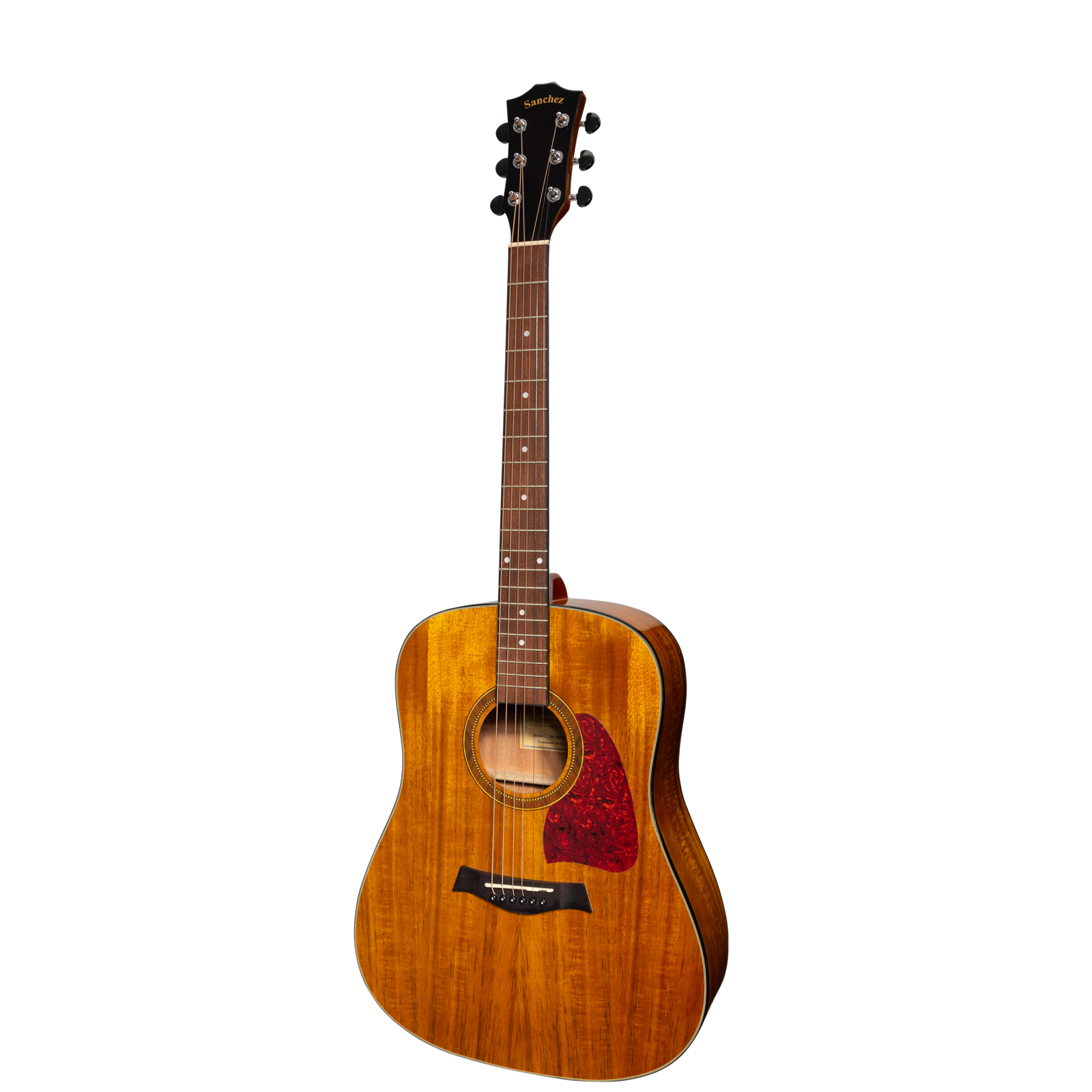 Sanchez SD-18ETG-ACA Acoustic-Electric Dreadnought Guitar Natural Gloss 6-string