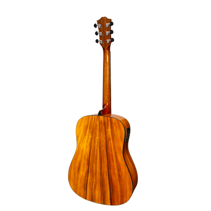 Sanchez SD-18ETG-KOA Acoustic-Electric Dreadnought Guitar Natural Gloss 6-String — view 2