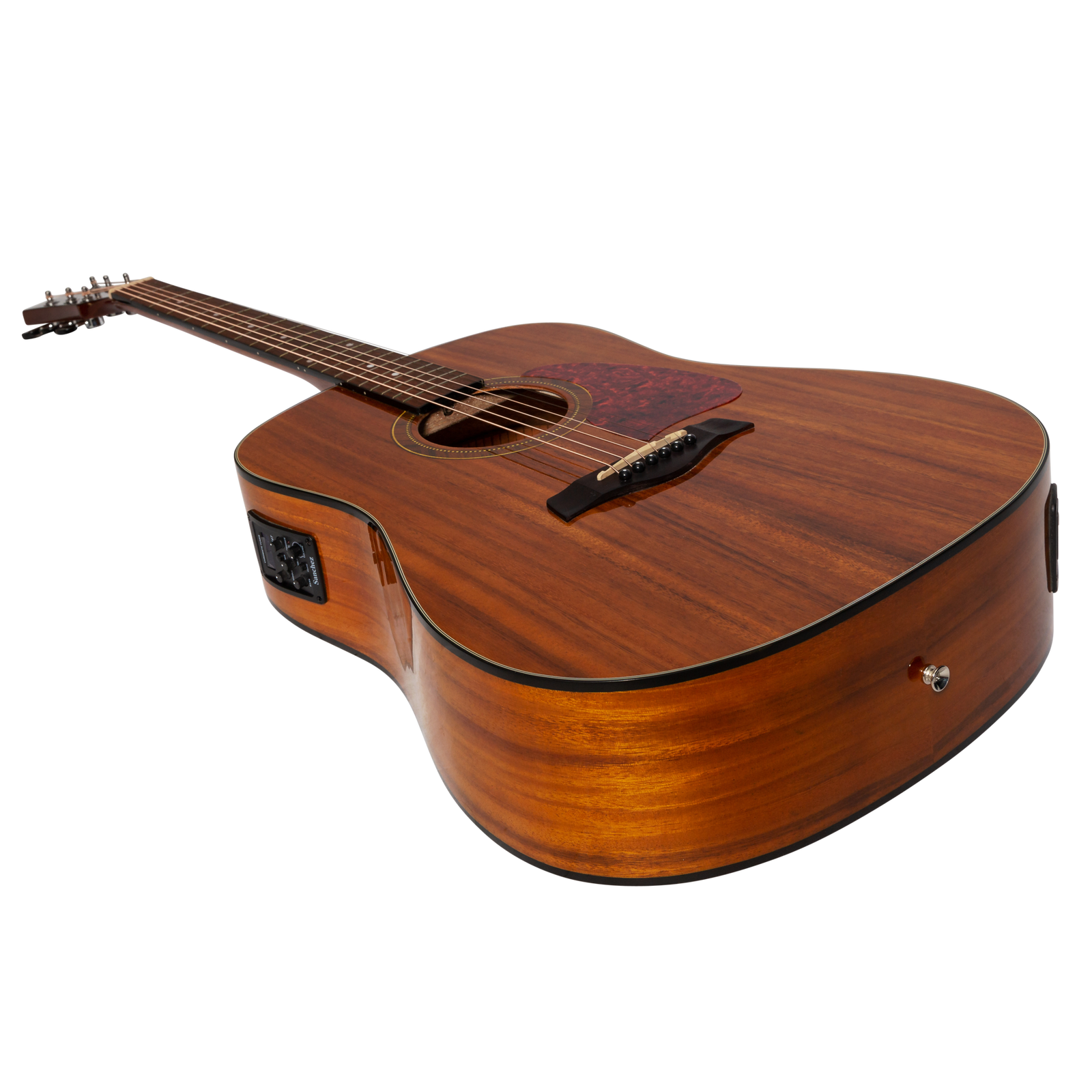 Sanchez SD-18ETG-KOA Acoustic-Electric Dreadnought Guitar Natural Gloss 6-String — view 3
