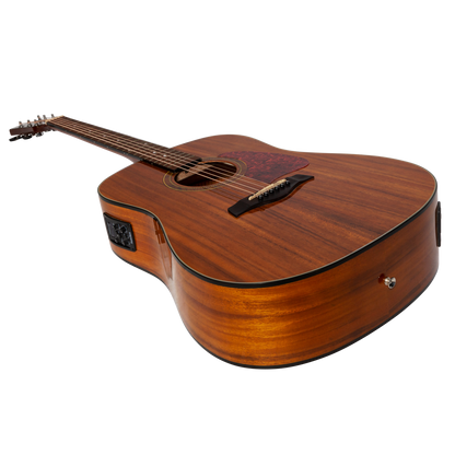 Sanchez SD-18ETG-KOA Acoustic-Electric Dreadnought Guitar Natural Gloss 6-String — view 3