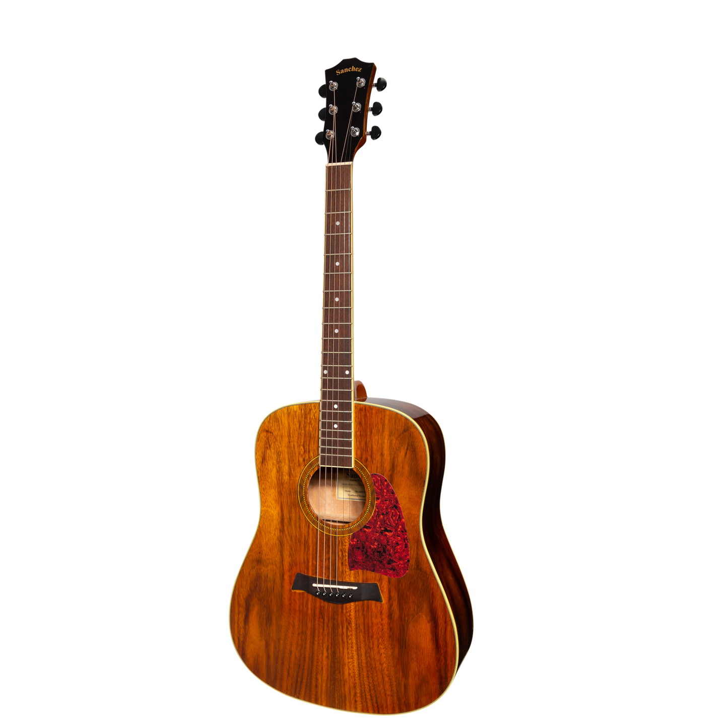Sanchez SD-18ETG-RWD Acoustic-Electric Dreadnought Guitar Natural Gloss Rosewood Fingerboard