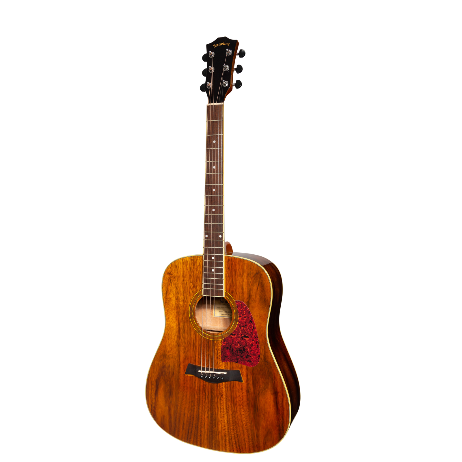 Sanchez SD-18ETG-RWD Acoustic-Electric Dreadnought Guitar Natural Gloss Rosewood Fingerboard