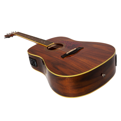 Sanchez SD-18ETG-RWD Acoustic-Electric Dreadnought Guitar Natural Gloss Rosewood Fingerboard — view 3