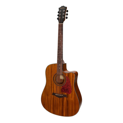 Sanchez SDC-18-KOA Acoustic-Electric Dreadnought Cutaway Guitar Natural Satin 6 Strings