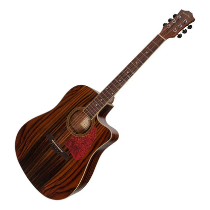 Sanchez SDC-18-RWD Acoustic-Electric Dreadnought Cutaway Guitar Natural Satin Rosewood — view 3