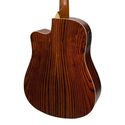 Sanchez SDC-18-RWD Acoustic-Electric Dreadnought Cutaway Guitar Natural Satin Rosewood — view 5