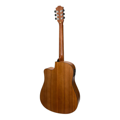 Sanchez SDC-18-SA Acoustic-Electric Dreadnought Cutaway Guitar Natural Satin — view 2