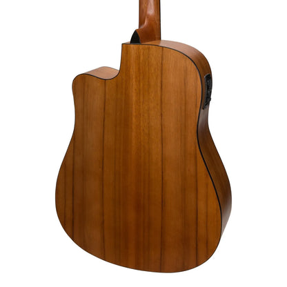 Sanchez SDC-18-SA Acoustic-Electric Dreadnought Cutaway Guitar Natural Satin — view 5