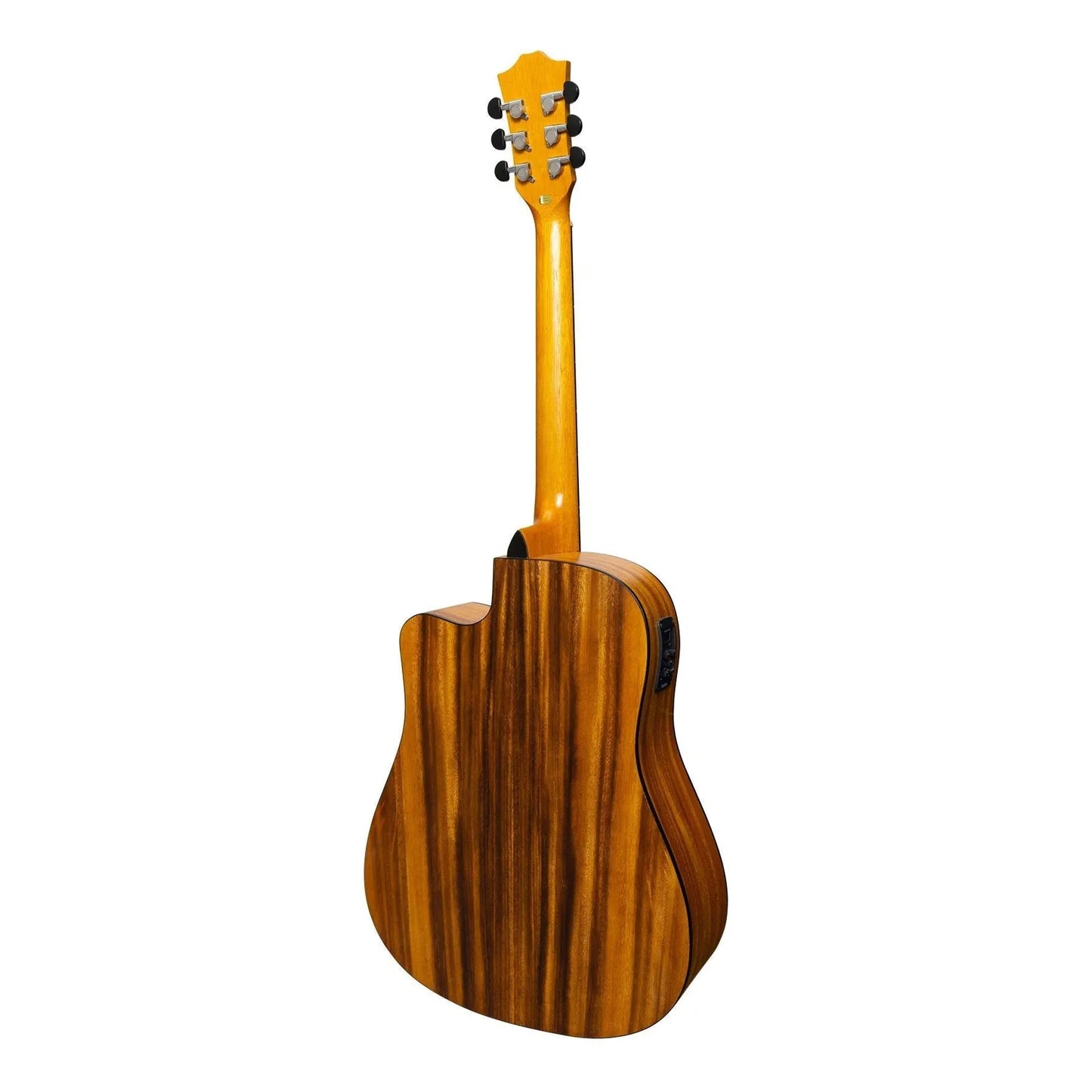Sanchez Acoustic-Electric Dreadnought Cutaway Guitar SDC-18-SK Natural Satin Spruce/Koa 6-String Right-Handed — view 2