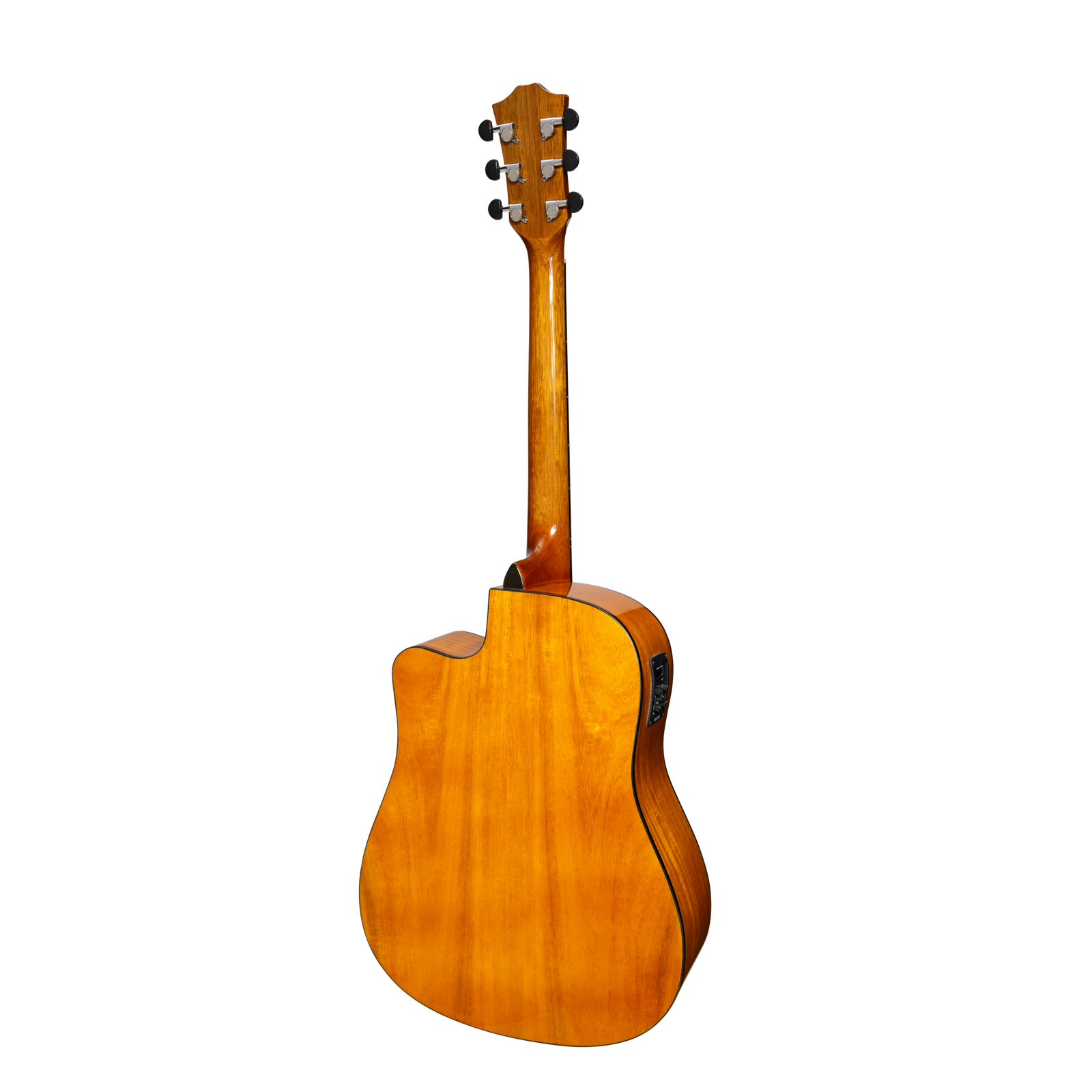 Sanchez SDC-18G-ACA Acoustic-Electric Dreadnought Cutaway Guitar Gloss Acacia — view 2