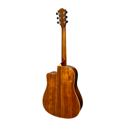 Sanchez SDC-18G-RWD Acoustic-Electric Dreadnought Cutaway Guitar Rosewood Gloss — view 2