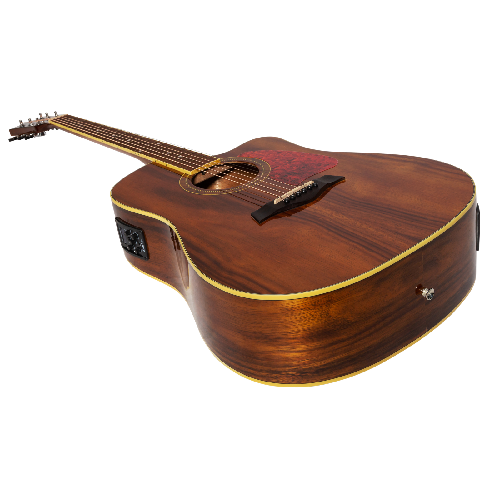 Sanchez SDC-18G-RWD Acoustic-Electric Dreadnought Cutaway Guitar Rosewood Gloss — view 3