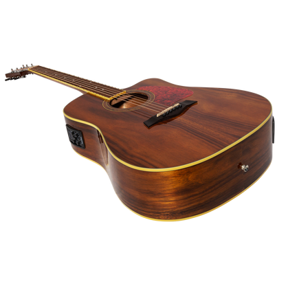 Sanchez SDC-18G-RWD Acoustic-Electric Dreadnought Cutaway Guitar Rosewood Gloss — view 3