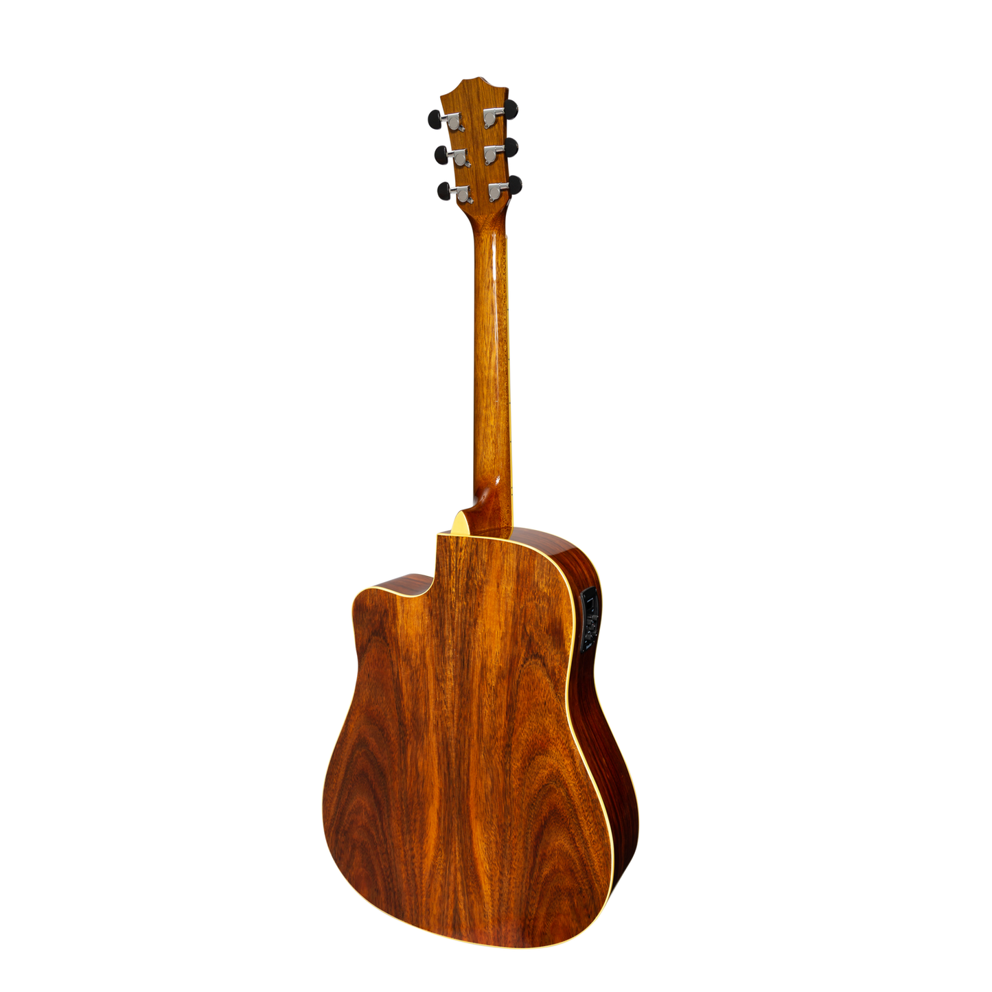 Sanchez SDC-18G-SR Acoustic-Electric Dreadnought Cutaway Guitar Gloss Spruce/Rosewood — view 2