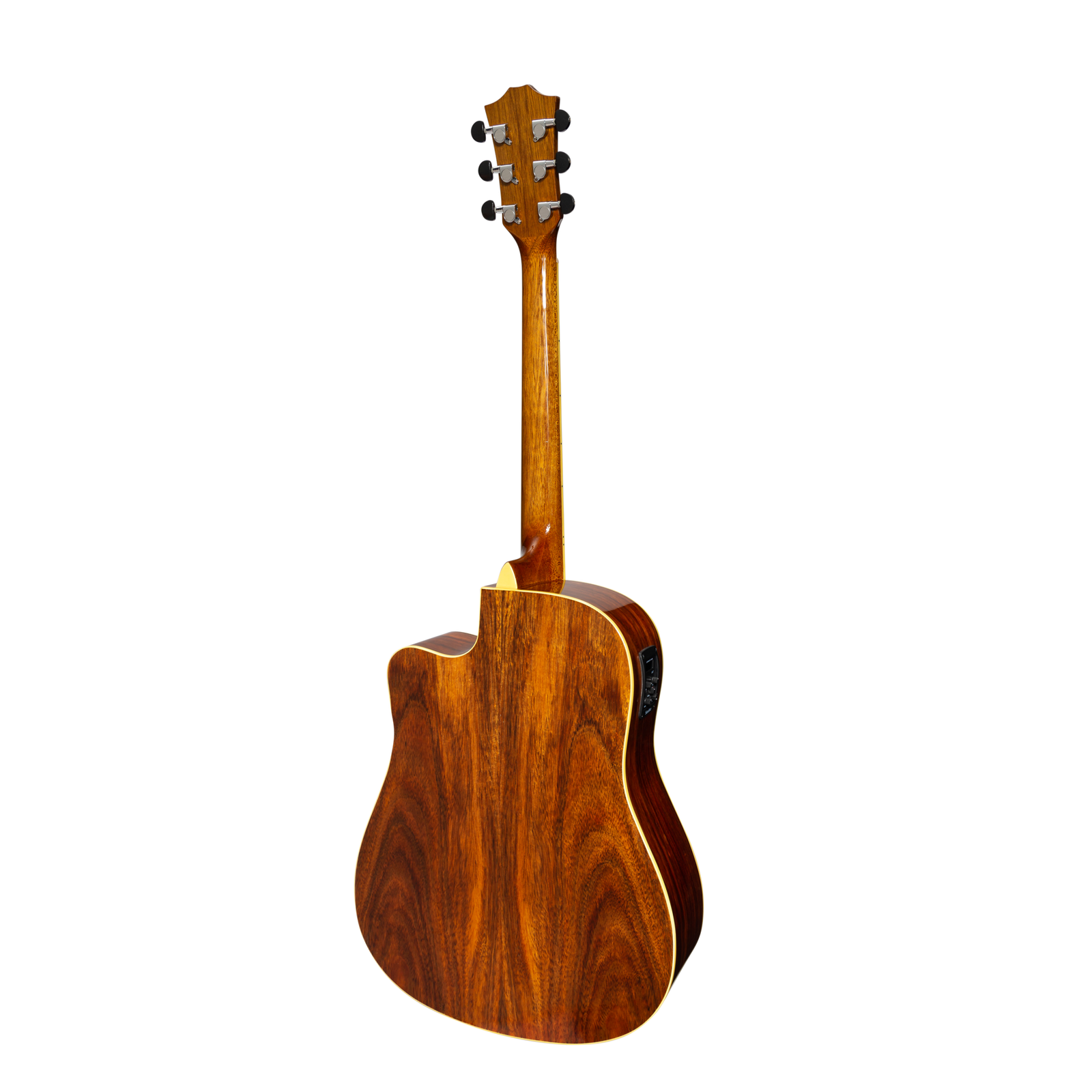 Sanchez SDC-18G-SR Acoustic-Electric Dreadnought Cutaway Guitar Gloss Spruce/Rosewood — view 2