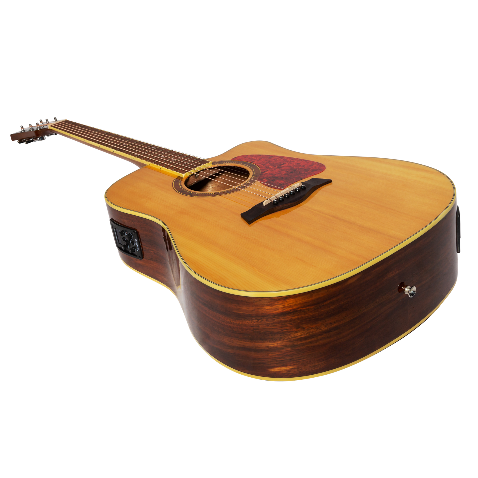 Sanchez SDC-18G-SR Acoustic-Electric Dreadnought Cutaway Guitar Gloss Spruce/Rosewood — view 3