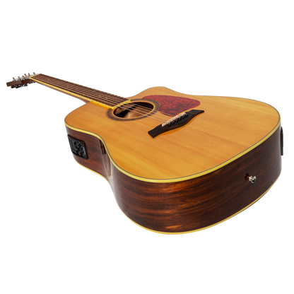 Sanchez SDC-18G-SR Acoustic-Electric Dreadnought Cutaway Guitar Gloss Spruce/Rosewood — view 3