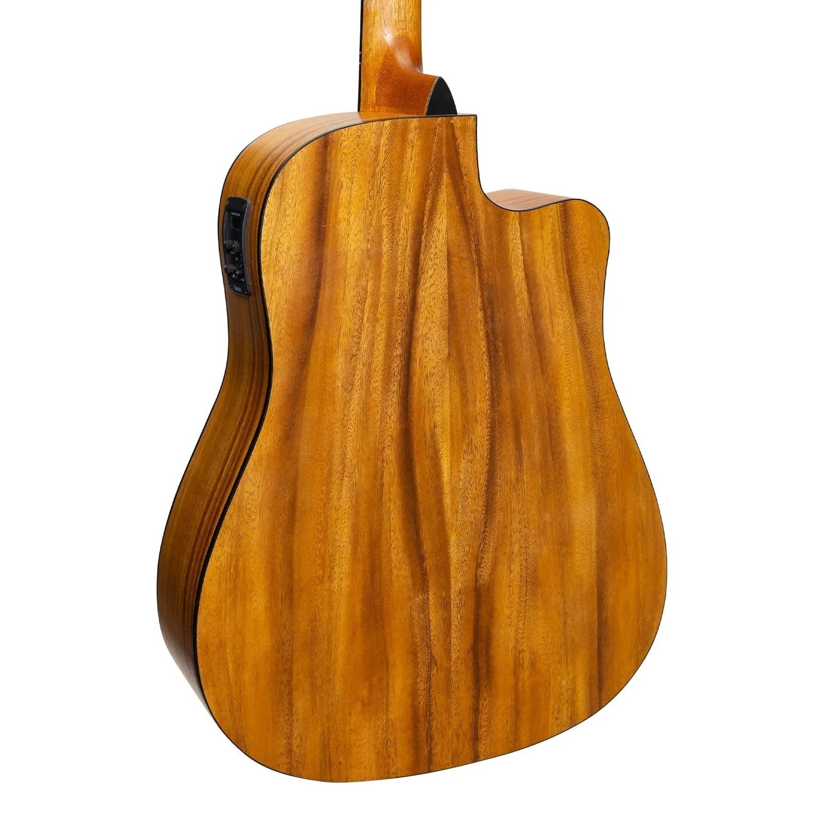Sanchez SDC-18L-KOA Left Handed Acoustic-Electric Dreadnought Cutaway Guitar Natural Satin — view 5
