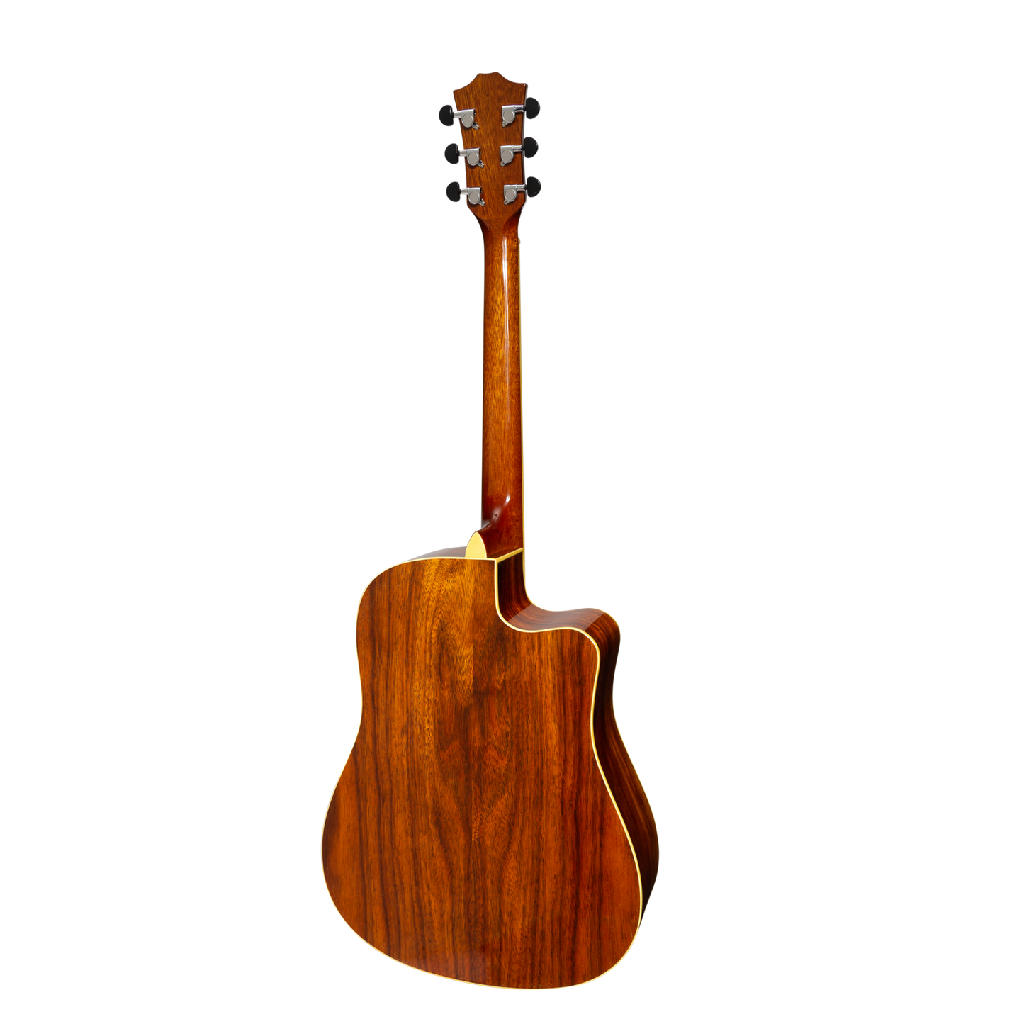 Sanchez SDC-18LG-RWD Left Handed Acoustic-Electric Dreadnought Cutaway Guitar Gloss Rosewood — view 2