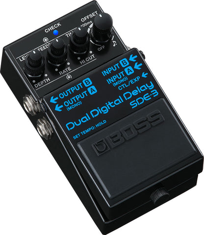 BOSS SDE-3 Dual Digital Delay Pedal - Vintage Character, Versatile Sound, Inspired by Roland SDE-3000 — view 3