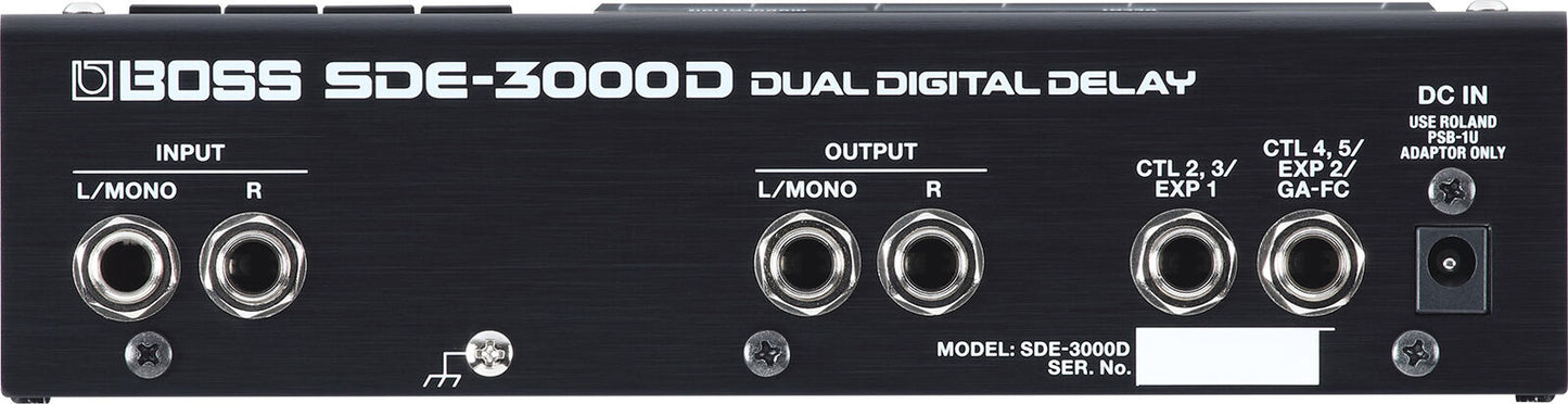 BOSS SDE-3000D Dual Digital Delay Rackmount Effect with Preset Storage and Long Delay Times — view 4