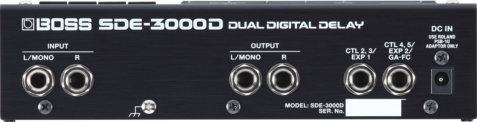 BOSS SDE-3000D Dual Digital Delay Rackmount Effect with Preset Storage and Long Delay Times — view 4