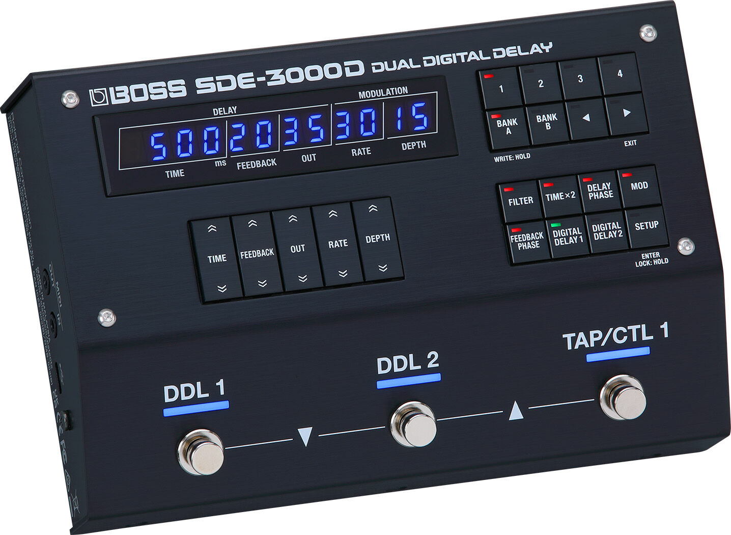 BOSS SDE-3000D Dual Digital Delay Rackmount Effect with Preset Storage and Long Delay Times — view 3