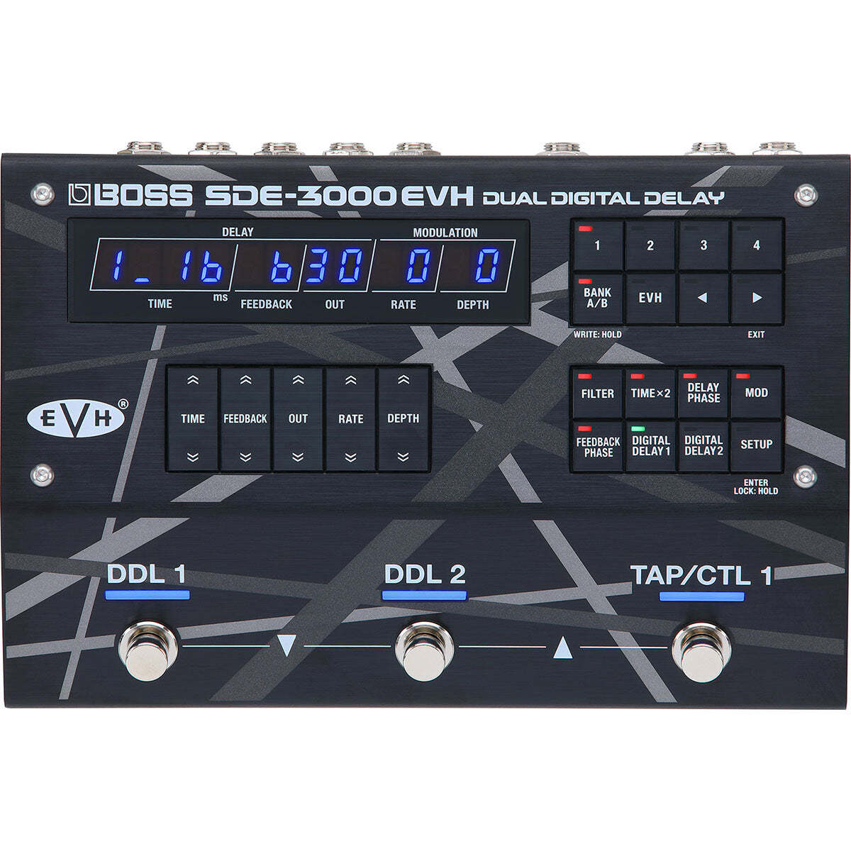 BOSS SDE-3000EVH Dual Digital Delay - EVH Edition, Authentic Stereo Delay, Eddie Van Halen Signature Sound, Vintage Roland Recreation — view 7