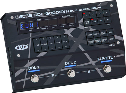 BOSS SDE-3000EVH Dual Digital Delay - EVH Edition, Authentic Stereo Delay, Eddie Van Halen Signature Sound, Vintage Roland Recreation — view 3