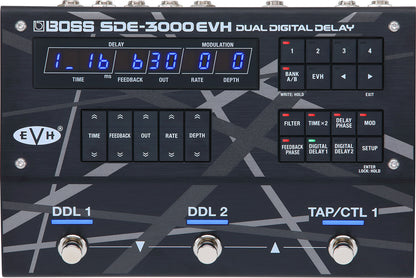 BOSS SDE-3000EVH Dual Digital Delay - EVH Edition, Authentic Stereo Delay, Eddie Van Halen Signature Sound, Vintage Roland Recreation — view 2