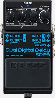 BOSS SDE-3 Dual Digital Delay Pedal - Vintage Character, Versatile Sound, Inspired by Roland SDE-3000