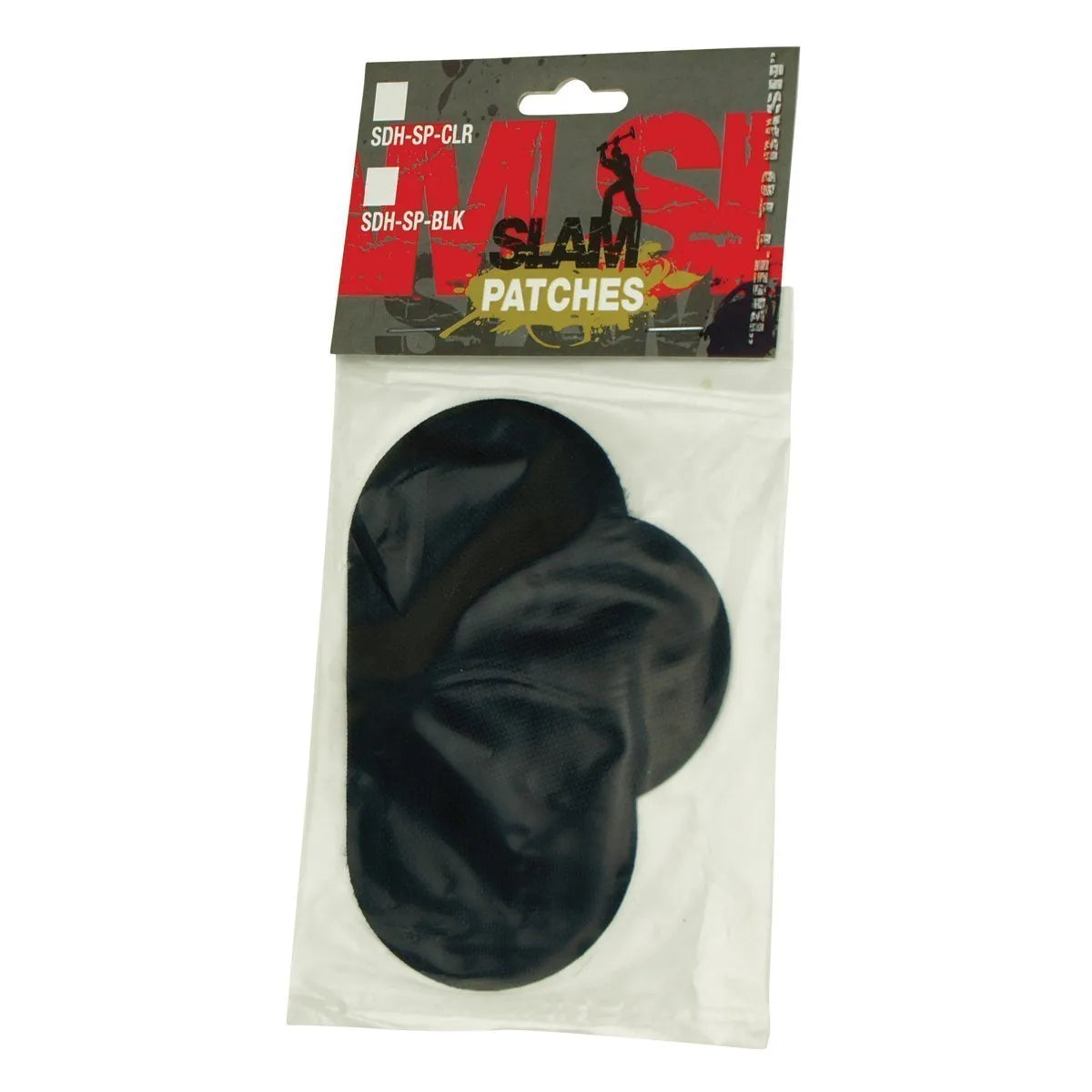 Black Bass Drum Patch - Single & Double Size, Durable Nylon — view 3