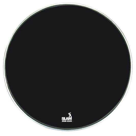 Slam SDH-RB22-BLK 22" Black Front Bass Drum Head