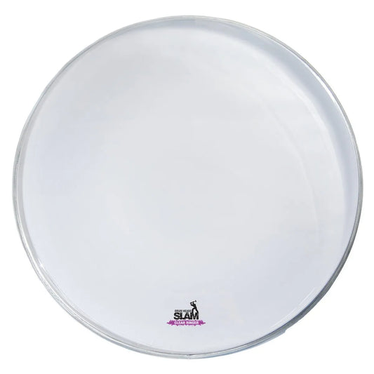 Slam Ringer Clear Drum Head 14" - Single Ply with Control Ring, Mylar Construction, Durable for All Music Styles