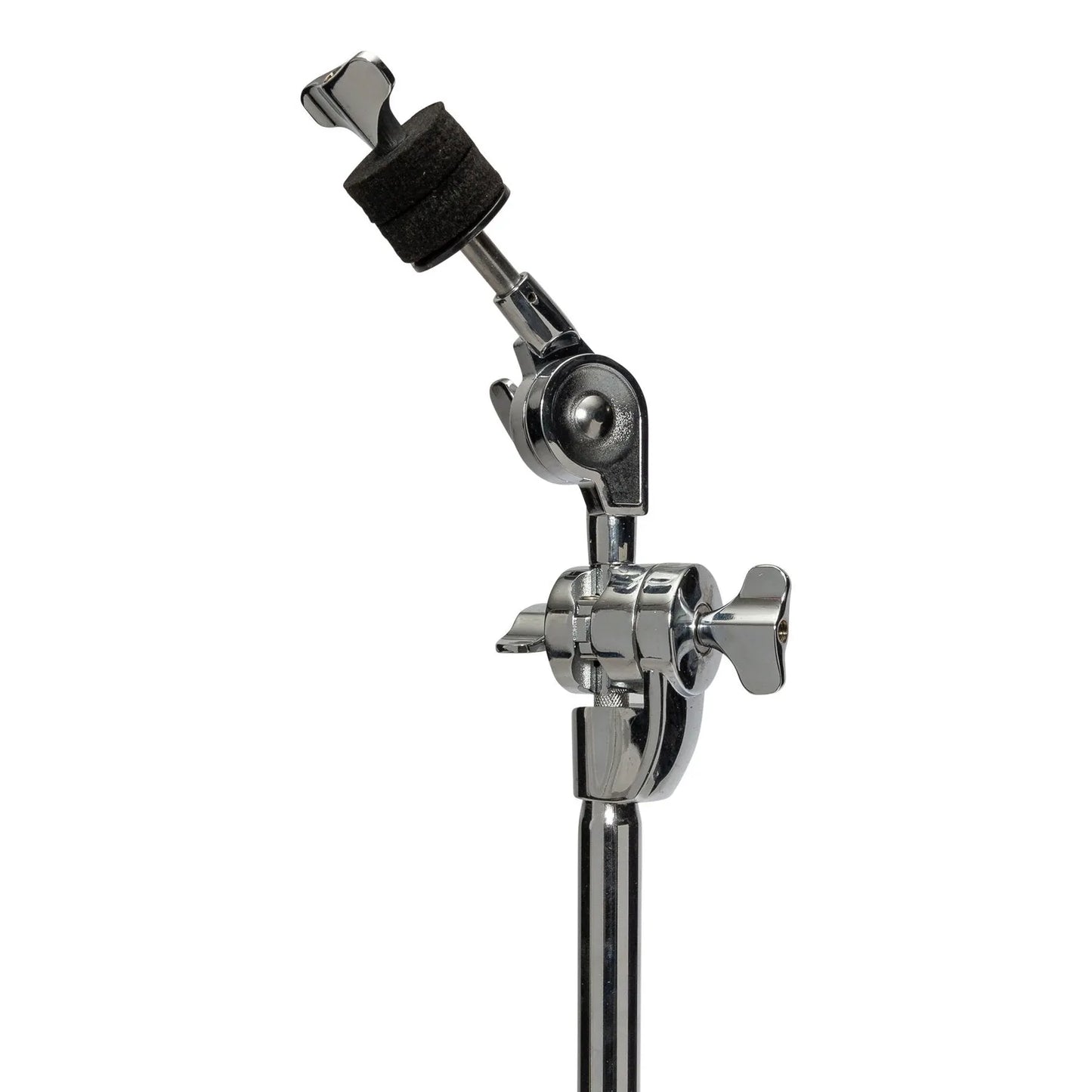 Sonic Drive SDP-BCS-3X Heavy Duty Boom Cymbal Stand, Height Adjustable, Double Braced, Chrome Finish, 93cm to 150cm Height, 44cm Boom Arm — view 3