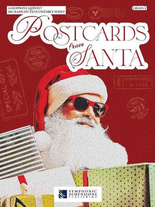 Postcards From Santa For Sax Quintet Sc/Pts Score/Parts (Saxophone)