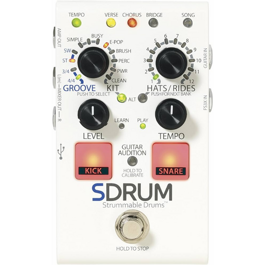 Digitech SDRUM Intelligent Drum Machine for Guitarists and Bassists