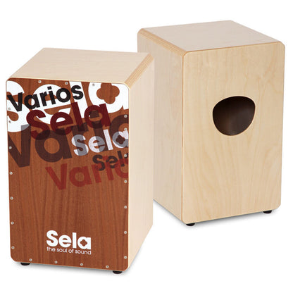 Sela Varios Professional Snare Cajon - Standard Finish, Removable Snare System, 15mm Birch Body, Clap Corners, Made in Germany, 47x30x30cm — view 2