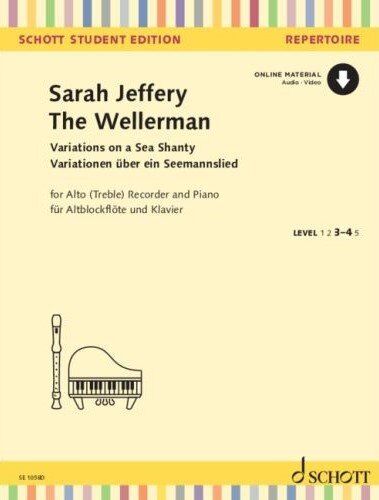 The Wellerman for Treble Recorder and Piano by Sarah Jeffery