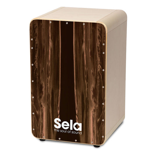 Sela CaSela Professional Snare Cajon in Dark Nut Finish