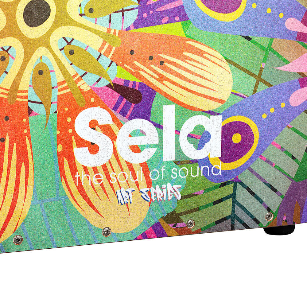 Sela Art Series Professional Cajon - Flower Power Design — view 5