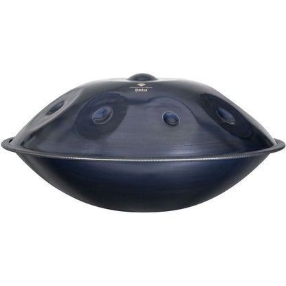 Sela Melody Handmade Nitrided Steel Handpan with Bag - D Kurd 9 - 57cm Diameter, Dark Blue, 4.6kg, Tuning: D Kurd (440 Hz) — view 4