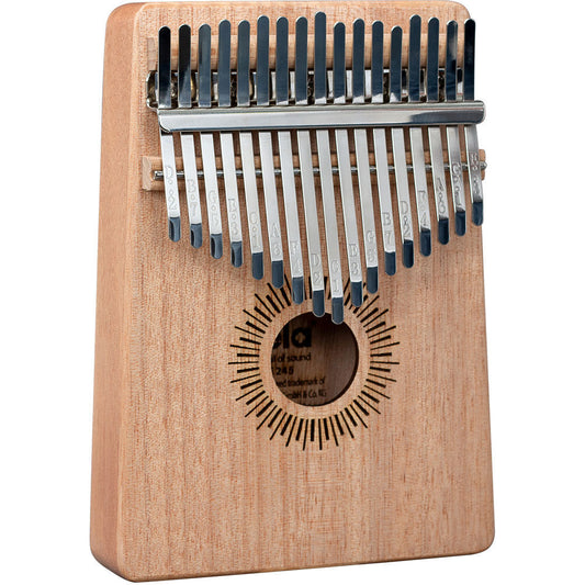 Sela 17-Key Mahogany Kalimba with Padded Bag, Tuning Hammer, and Cloth Bag - Natural Finish