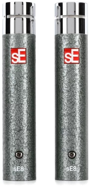 sE Vintage Edition sE8 Matched Pair Handcrafted Small Diaphragm Cardioid Condenser Microphones