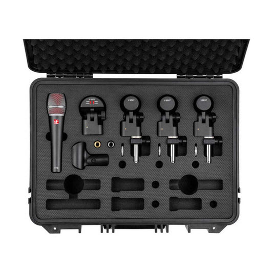 sE Electronics Venue V PACK Drum Mic Kit (V Kick, 2xV Beats, 2xV Clamps, V7X)