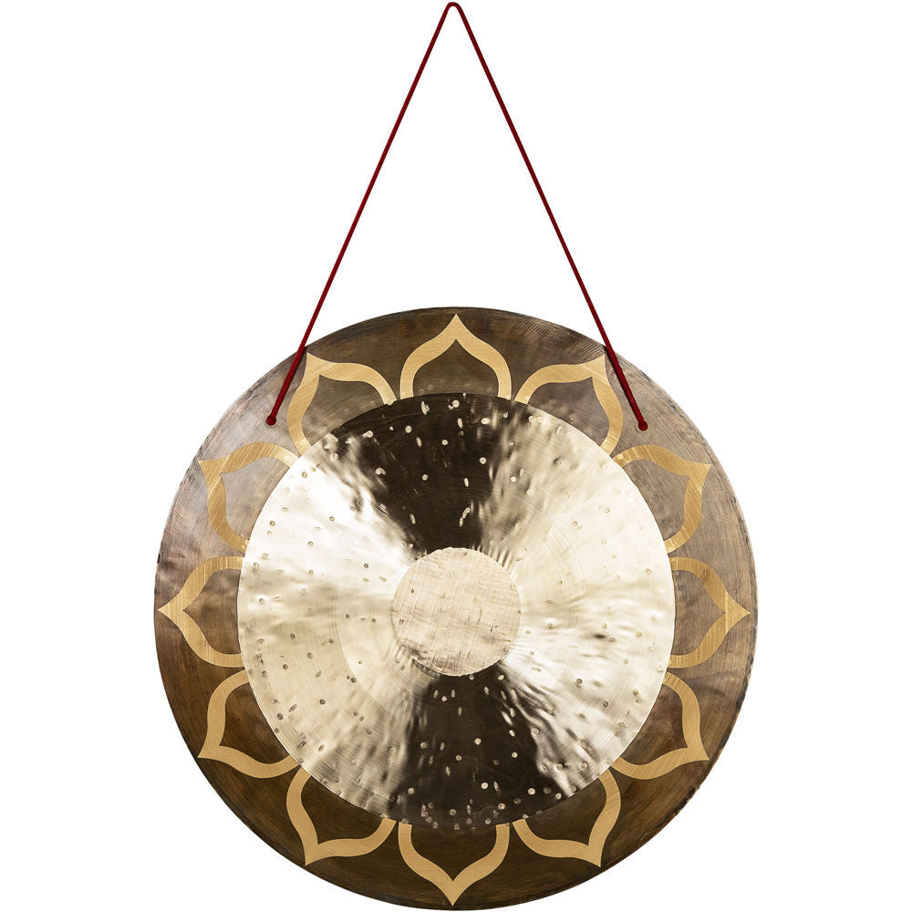 Sela 20" Lotus Handmade Chau Gong with Mallet and Carrying Bag — view 2