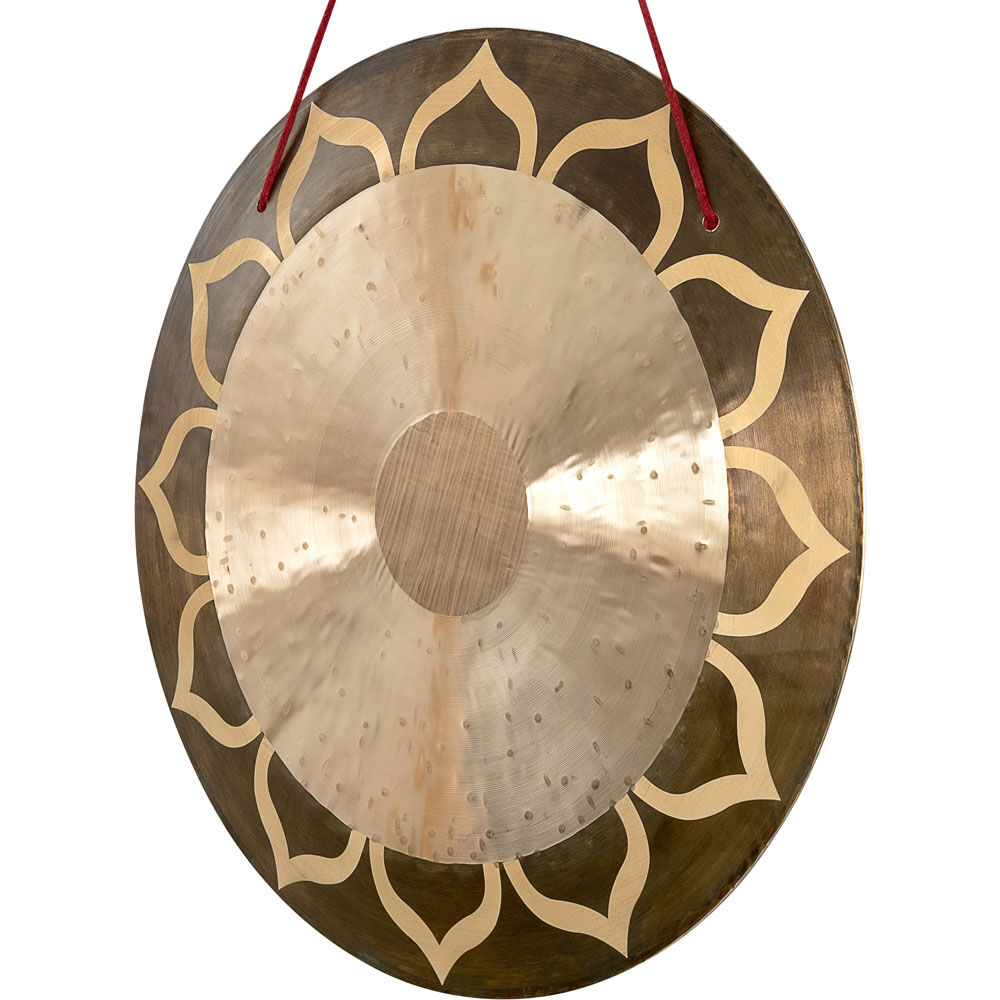 Sela 20" Lotus Handmade Chau Gong with Mallet and Carrying Bag — view 4